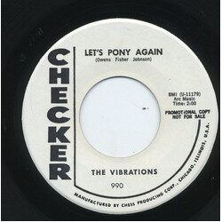 The Vibrations Let's Pony Again / What Made You Change Your Mind USED VINYL 7INCH 45 RPM PROMO