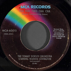 Tommy Dorsey And His Orchestra / Warren Covington Tea For Two Cha Cha Vinyl 7" USED