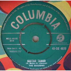 The Shadows Guitar Tango USED VINYL 7INCH 45 RPM SINGLE