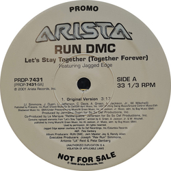 Run-DMC Let's Stay Together (Together Forever) Vinyl 12" USED