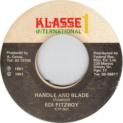 Edi Fitzroy Handle And Blade USED VINYL 7INCH