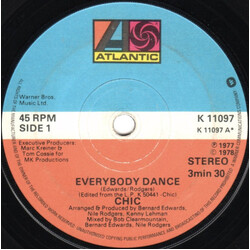 Chic Everybody Dance USED VINYL 7INCH 45 RPM SINGLE