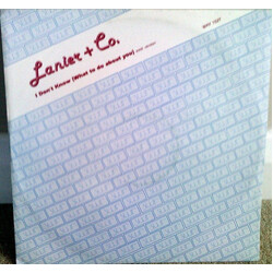 Lanier & Co I Don't Know (What To Do About You) Vinyl 12" USED