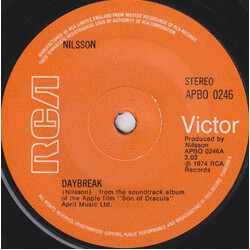 Harry Nilsson Daybreak USED VINYL 7INCH 45 RPM SINGLE