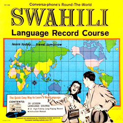 No Artist Conversa-Phone's Round-The-World Swahili Language Record Course Vinyl LP USED