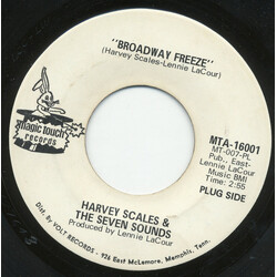 Harvey Scales & The Seven Sounds Broadway Freeze / I Can't Cry No More USED VINYL 7INCH 45 RPM PROMO