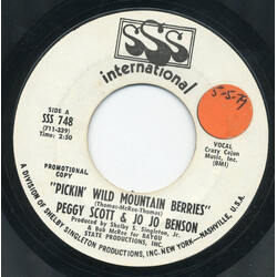 Peggy Scott & Jo Jo Benson Pickin' Wild Mountain Berries USED VINYL 7INCH PROMO STYRENE