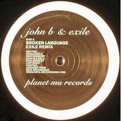 John B / Tim Exile Broken Language (Exile Remix) / The Forever Endeavour USED VINYL 12INCH 45 RPM