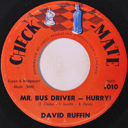 David Ruffin Mr. Bus Driver - Hurry! USED VINYL 7INCH 45 RPM
