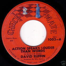 David Ruffin Action Speaks Louder Than Words USED VINYL 7INCH 45 RPM SINGLE