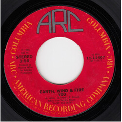 Earth, Wind & Fire You USED VINYL 7INCH 45 RPM SINGLE STYRENE