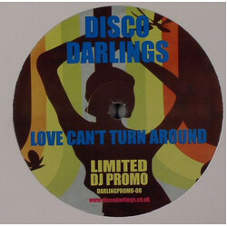 Disco Darlings Love Can't Turn Around VINYL 12" USED