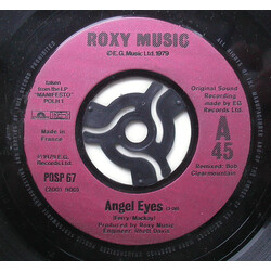 Roxy Music Angel Eyes USED VINYL 7INCH SINGLE
