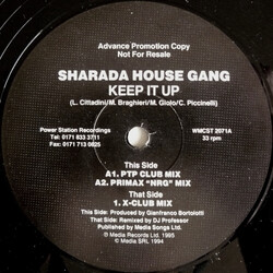 Sharada House Gang Keep It Up Vinyl 12" USED