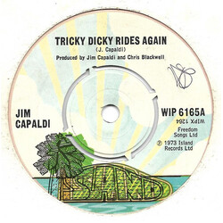 Jim Capaldi Tricky Dicky Rides Again USED VINYL 7INCH 45 RPM SINGLE