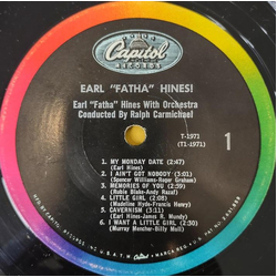 Earl Hines Earl "Fatha" Hines Vinyl LP USED