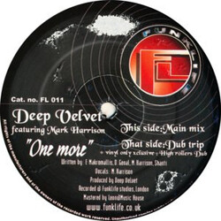 Deep Velvet / Mark Harrison (4) One More USED VINYL 12INCH MAXI-SINGLE