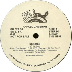 Rafael Cameron Desires VINYL 12" USED