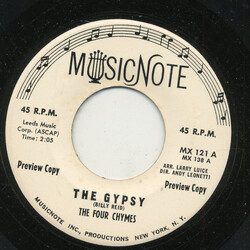 The Four Chymes The Gypsy / Now Look At Who's Crying USED VINYL 7INCH 45 RPM SINGLE PROMO