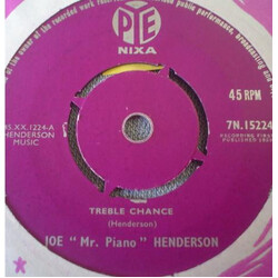 Joe "Mr Piano" Henderson Treble Chance / Flirtation Waltz USED VINYL 7INCH 45 RPM SINGLE