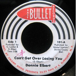 Donnie Elbert Can't Get Over Losing You / I Got To Get Myself Together USED VINYL 7INCH 45 RPM
