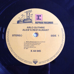 Arlo Guthrie Alice's Restaurant Vinyl LP USED