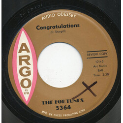The Fortunes (2) Look At Me, Look At You / Congratulations USED VINYL 7INCH
