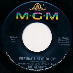 The Gentrys Everyday I Have To Cry USED VINYL 7INCH 45 RPM MONO