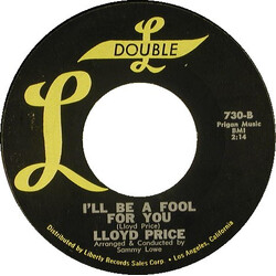 Lloyd Price You're Nobody Till Somebody Loves You / I'll Be A Fool For You USED VINYL 7INCH 45 RPM