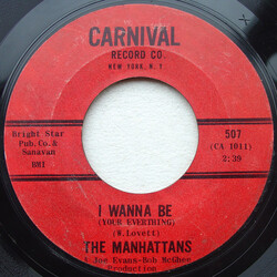 Manhattans I Wanna Be (Your Everything) / What's It Gonna Be USED VINYL 7"