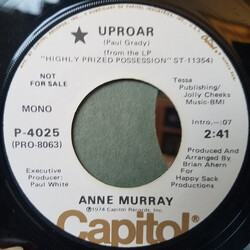 Anne Murray Uproar USED VINYL 7INCH 45 RPM SINGLE PROMO MONO