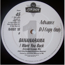 Bananarama I Want You Back Vinyl 12" USED