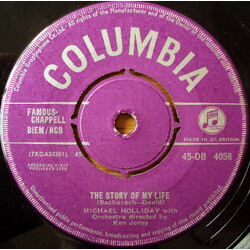Michael Holliday The Story Of My Life USED VINYL 7INCH 45 RPM SINGLE