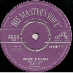 Alberto Semprini Forgotten Dreams USED VINYL 7INCH 45 RPM SINGLE