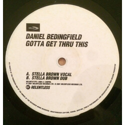 Daniel Bedingfield Gotta Get Thru This USED VINYL 12INCH 45 RPM PROMO