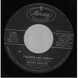 Brook Benton Frankie And Johnny / It's Just A House Without You USED VINYL 7INCH 45 RPM