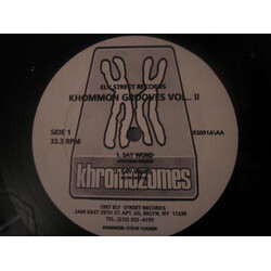 Khromozomes Khommon Grooves Volume II USED VINYL 12INCH 33 S RPM