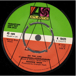 Graham Nash On The Line Vinyl 7" USED