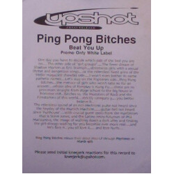 Ping Pong Bitches Beat You Up USED VINYL 12INCH SINGLE SIDED WHITE LABEL