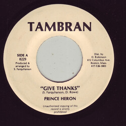 Prince Heron Give Thanks USED VINYL 7INCH 45 RPM