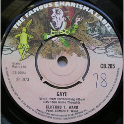 Clifford T. Ward Gaye VINYL 7" USED