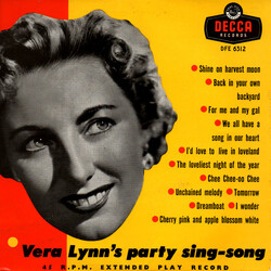 Vera Lynn Vera Lynn's Party Sing-Song USED VINYL 7INCH 45 RPM EP