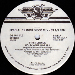 First Choice Hold Your Horses VINYL 12" USED