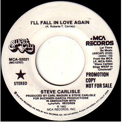 Steve Carlisle I'll Fall In Love Again USED VINYL 7INCH 45 RPM PROMO