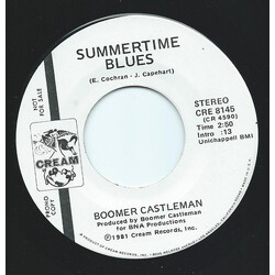 Boomer Castleman Summertime Blues USED VINYL 7INCH 45 RPM SINGLE PROMO