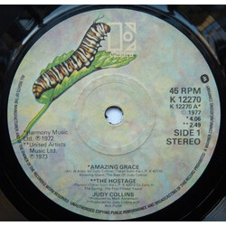 Judy Collins Amazing Grace / The Hostage USED VINYL 7INCH 45 RPM EP