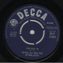 Peter Jay And The Jaywalkers Can-Can '62 VINYL 7" USED