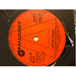 J.A.L.N. Band Life Is A Fight USED VINYL 7INCH 45 RPM PROMO