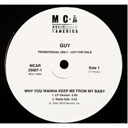 Guy Why You Wanna Keep Me From My Baby USED VINYL 12INCH PROMO