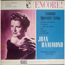 Joan Hammond / Philharmonia Orchestra / Glauco Curiel Famous Operatic Arias (Verdi) Vinyl LP USED